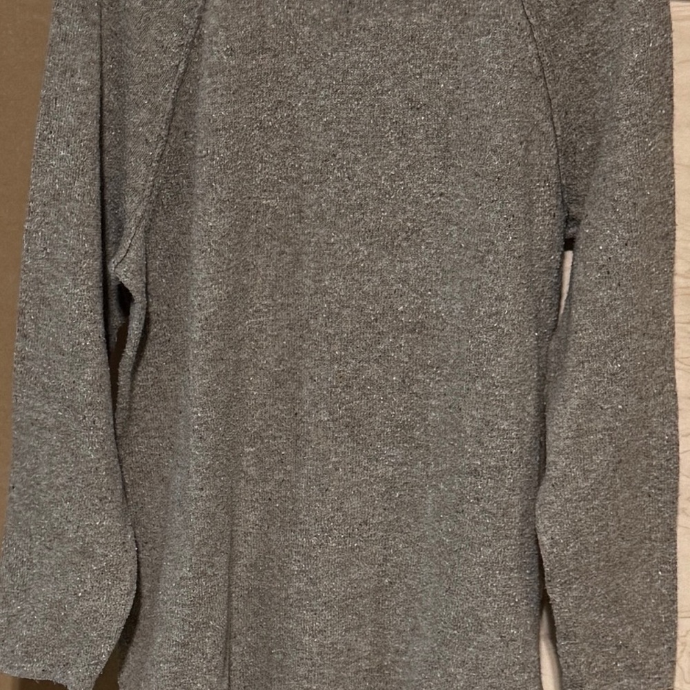 Karen Scott Women's Scoop Neck Sweater in Olive Green